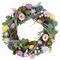 Northlight Speckled Eggs and Flowers Easter Wreath - 13"